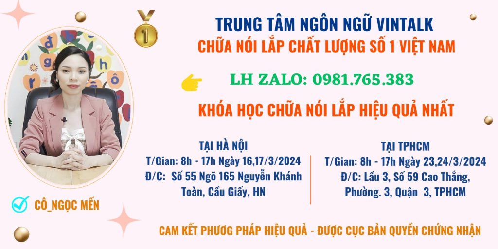 khóa học chữa nói lắp