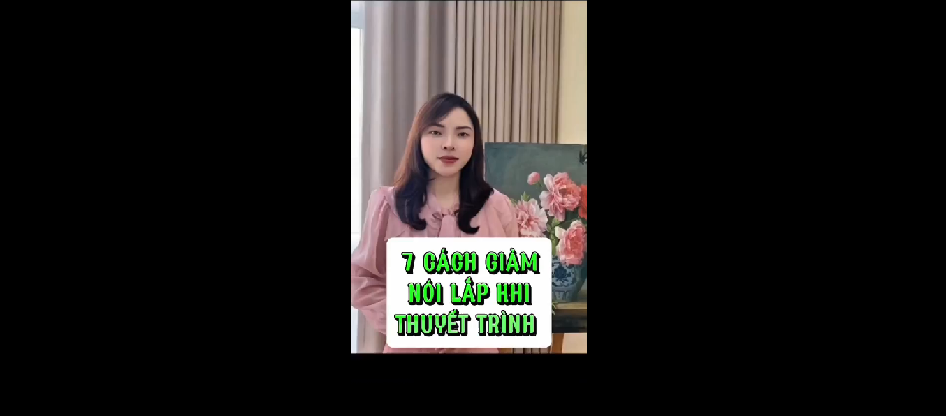 giảm nói lắp khi thuyết trình