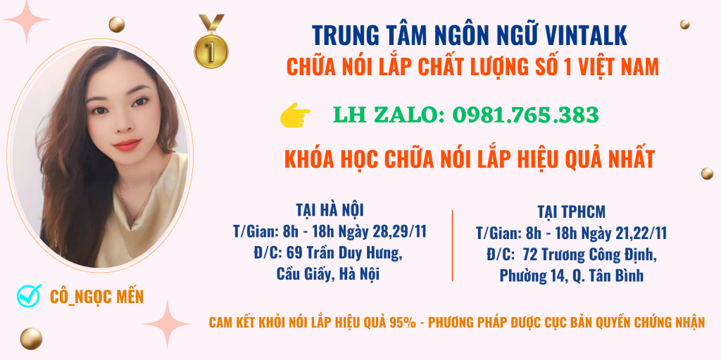 khóa học chữa nói lắp